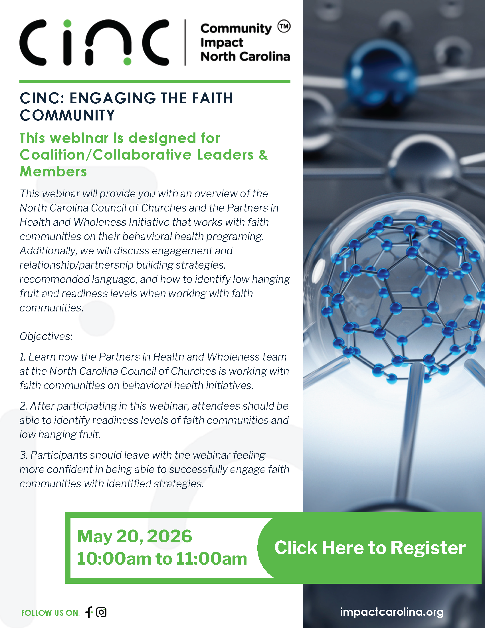 CINC ENGAGING THE FAITH COMMUNITY