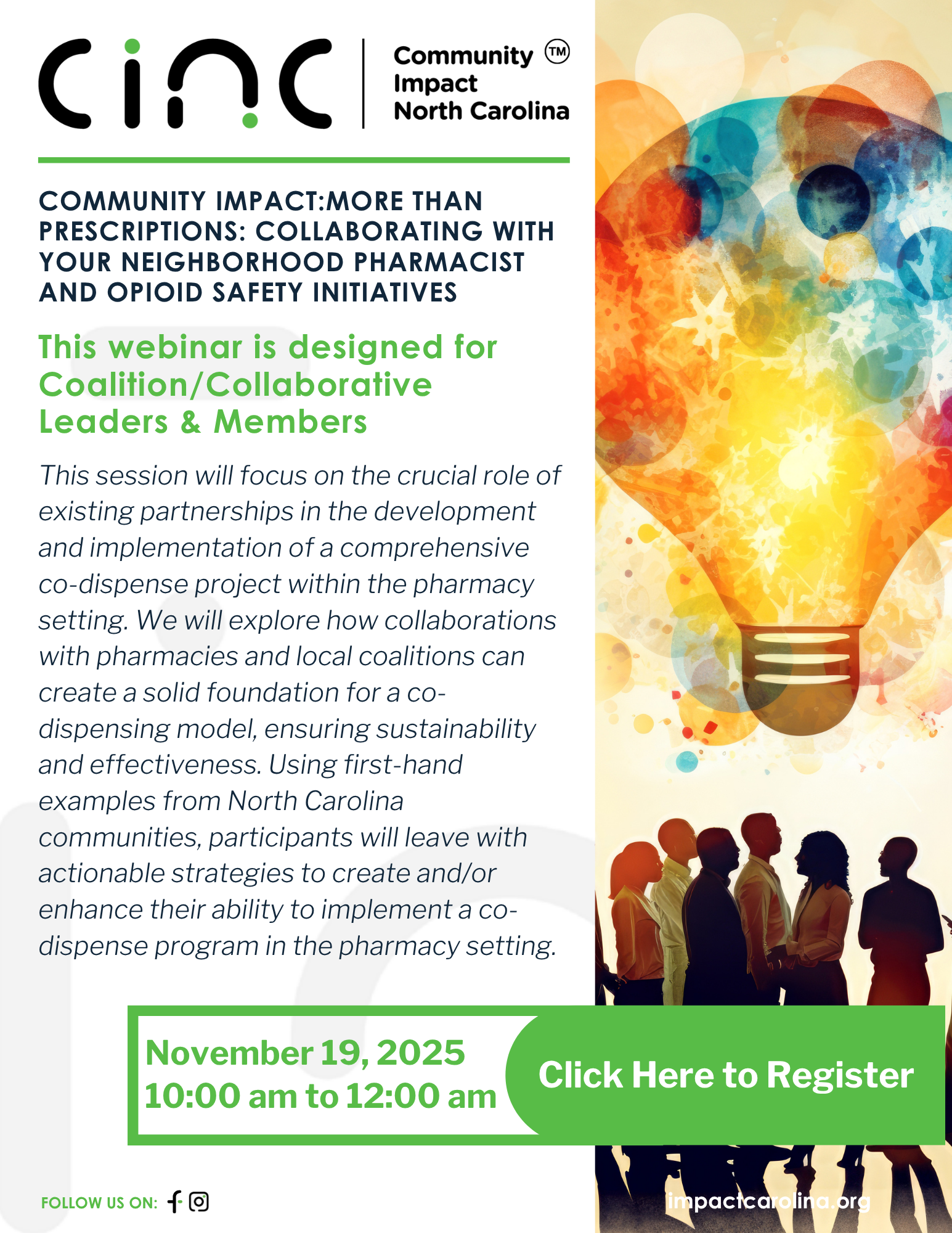 CINCMore than Prescriptions Collaborating with your Neighborhood Pharmacist and Opioid Safety Initiatives (1)