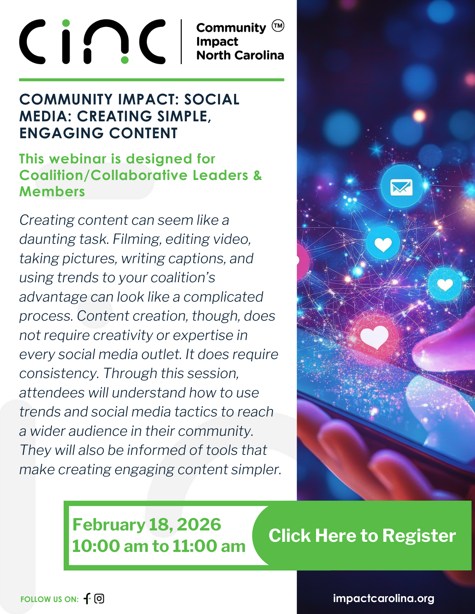 Social Media Creating Simple, Engaging Content